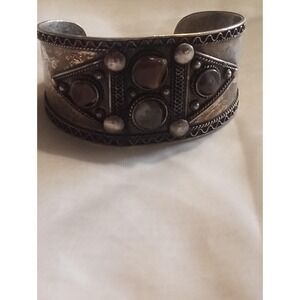 Metal viking silver bracelet
